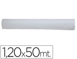 Mantel blanco en rollo 1,20x50m.